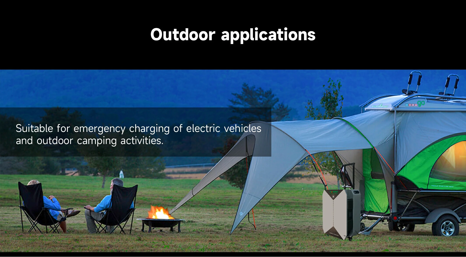 PKNERGY 5Kwh-30Kwh Tragbare Solarbatterie mit starken Rädern für Outdoor & Haushalt