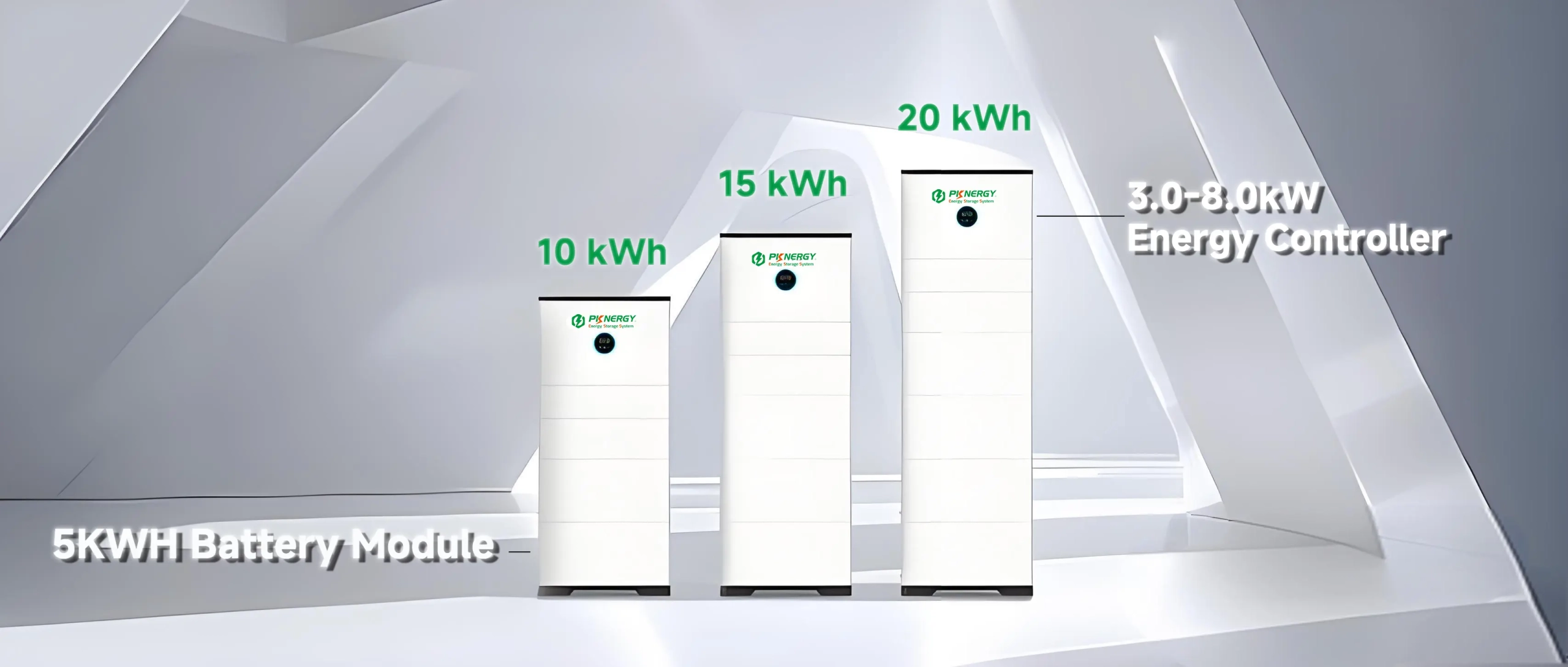 Modules de batterie flexibles et empilables - PKNERGY