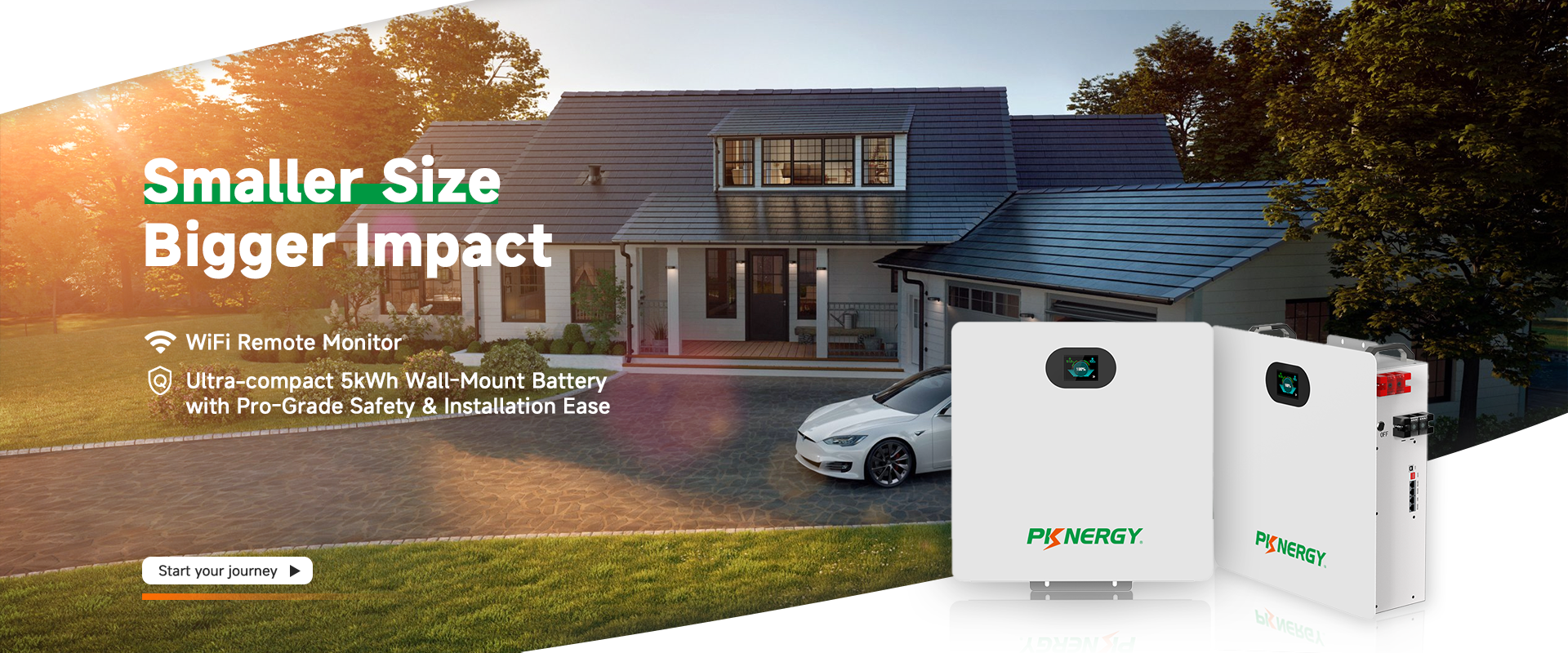PKNERGY 5kWh Solar Powerwall Battery – New Design, High Efficiency