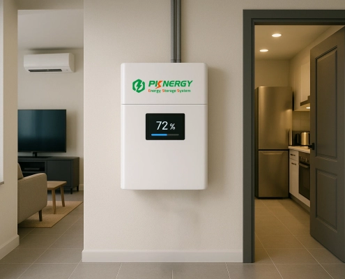 Wall mounted battery